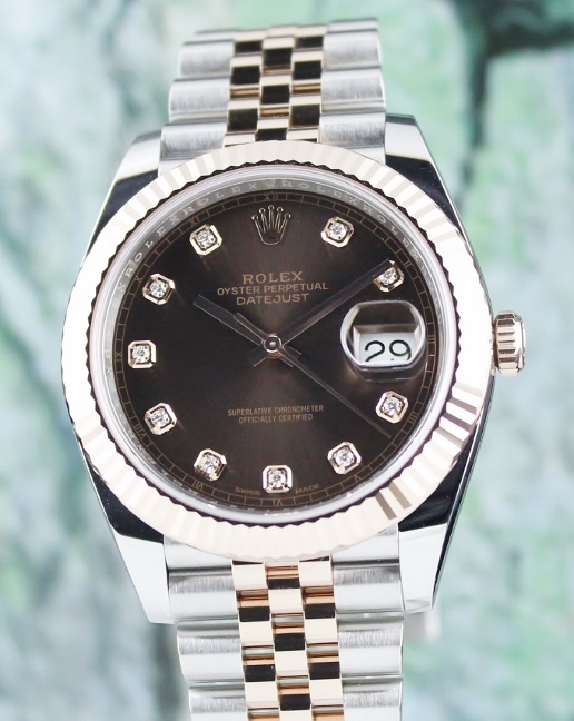 (image for) LIKE NEW UNPOLISHED ROLEX 41MM OYSTER PERPETUAL DATEJUST / 126331